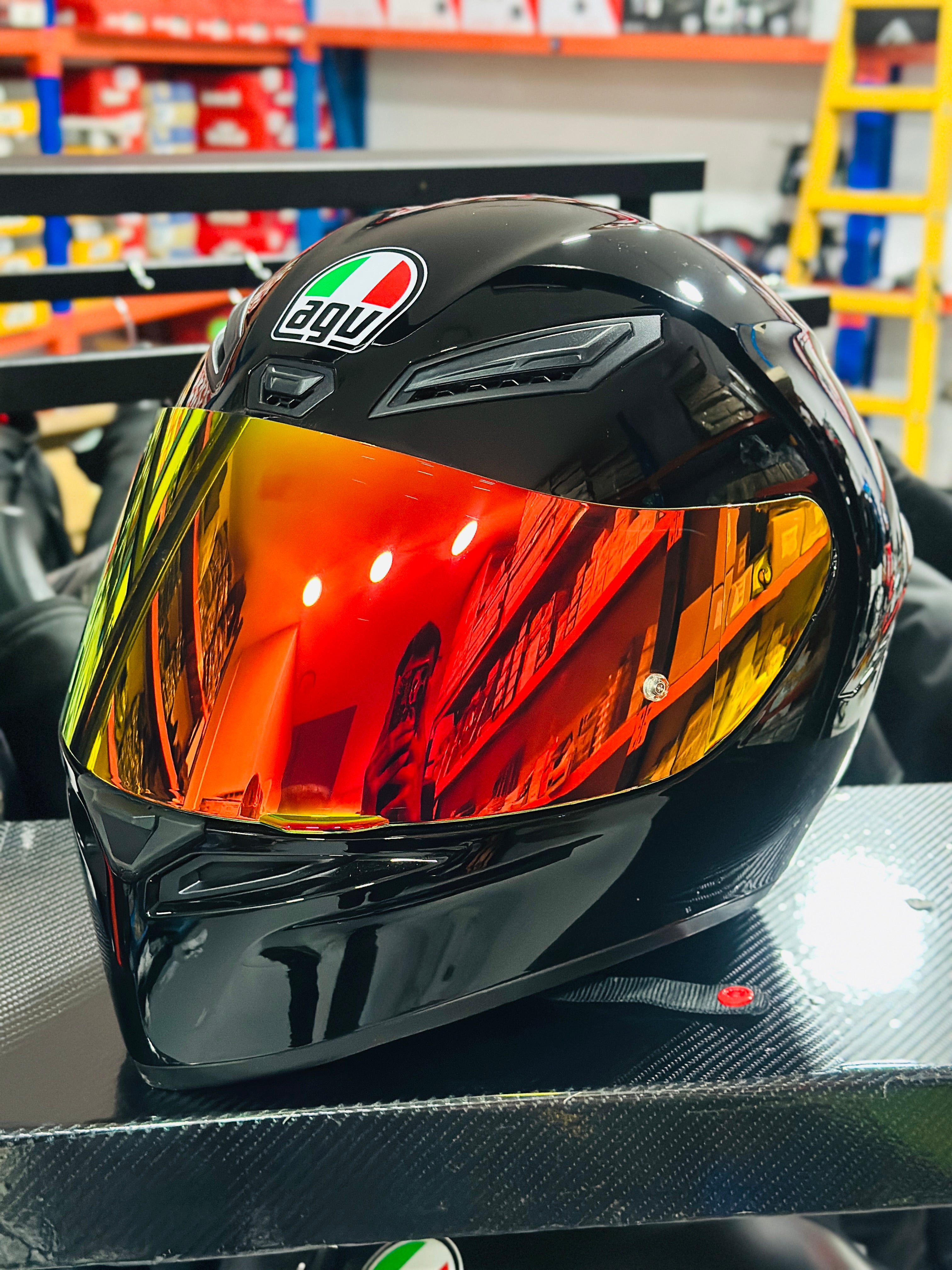 HELMET AGV K1S GLOSS BLACK