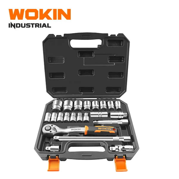 22PCS 1/2″ DRIVE SOCKET SET (INDUSTRIAL)