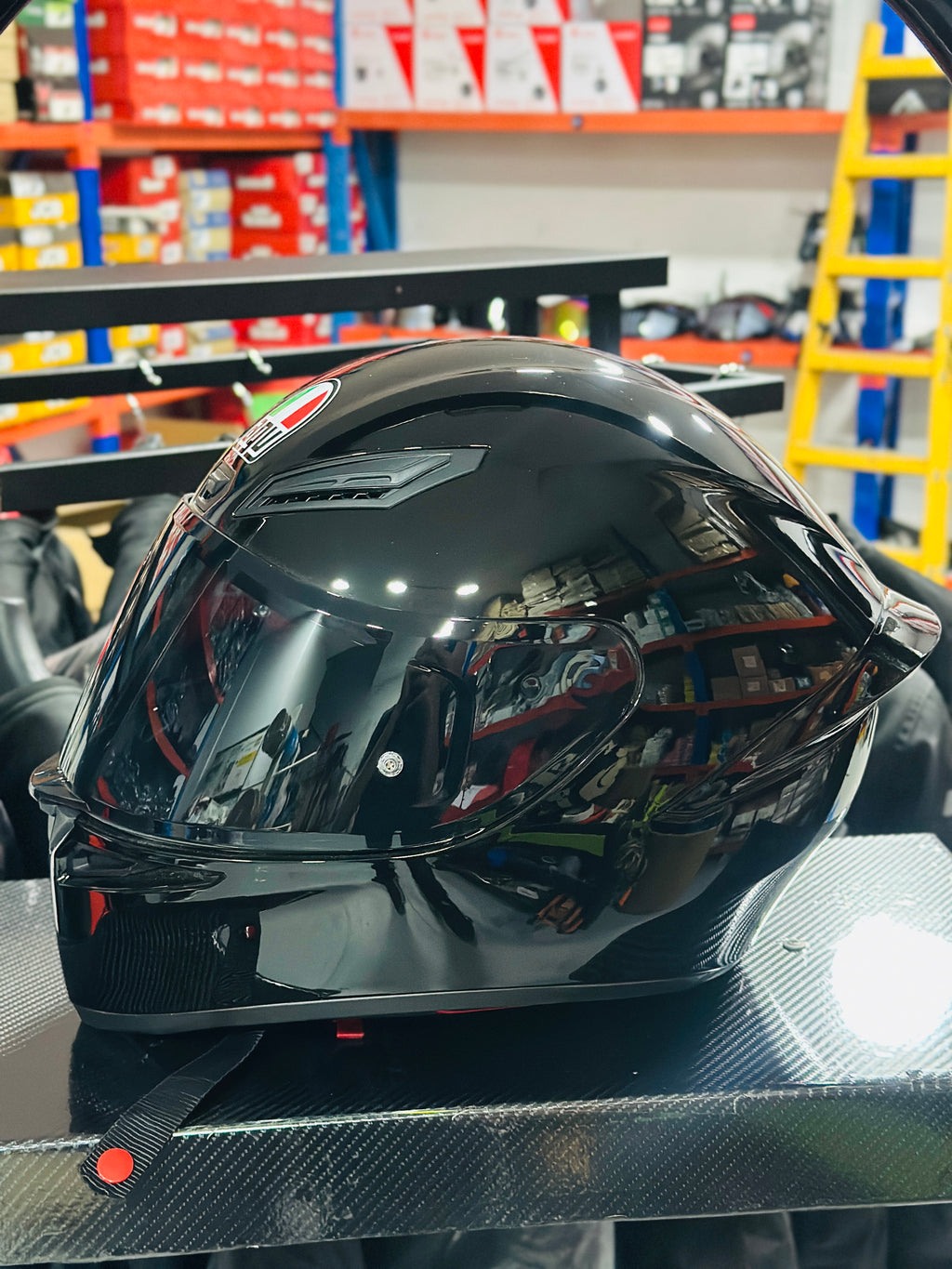 HELMET AGV K1S GLOSS BLACK