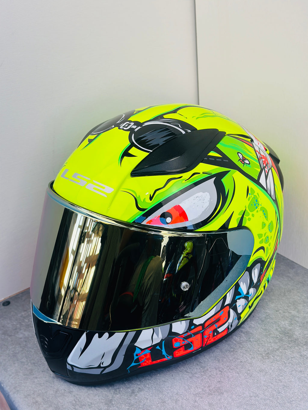 HELMET LS2 FF353 RAPID BADASS YELLOW