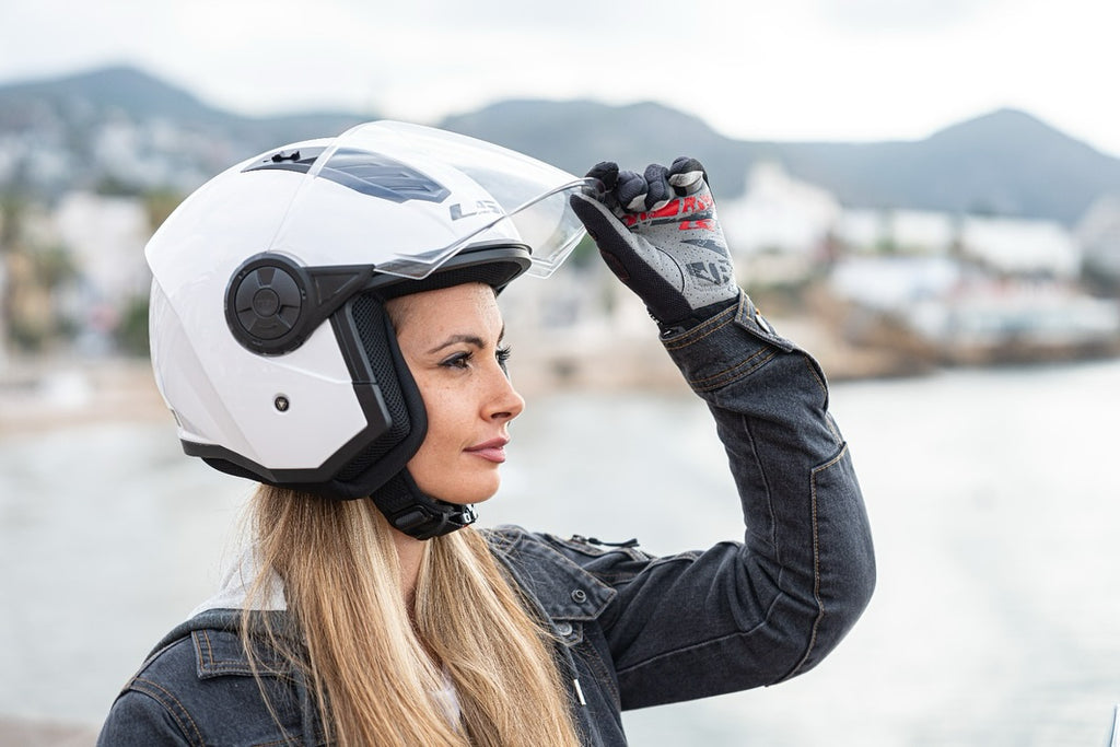 HELMET LS2 OF616 AIRFLOW WHITE