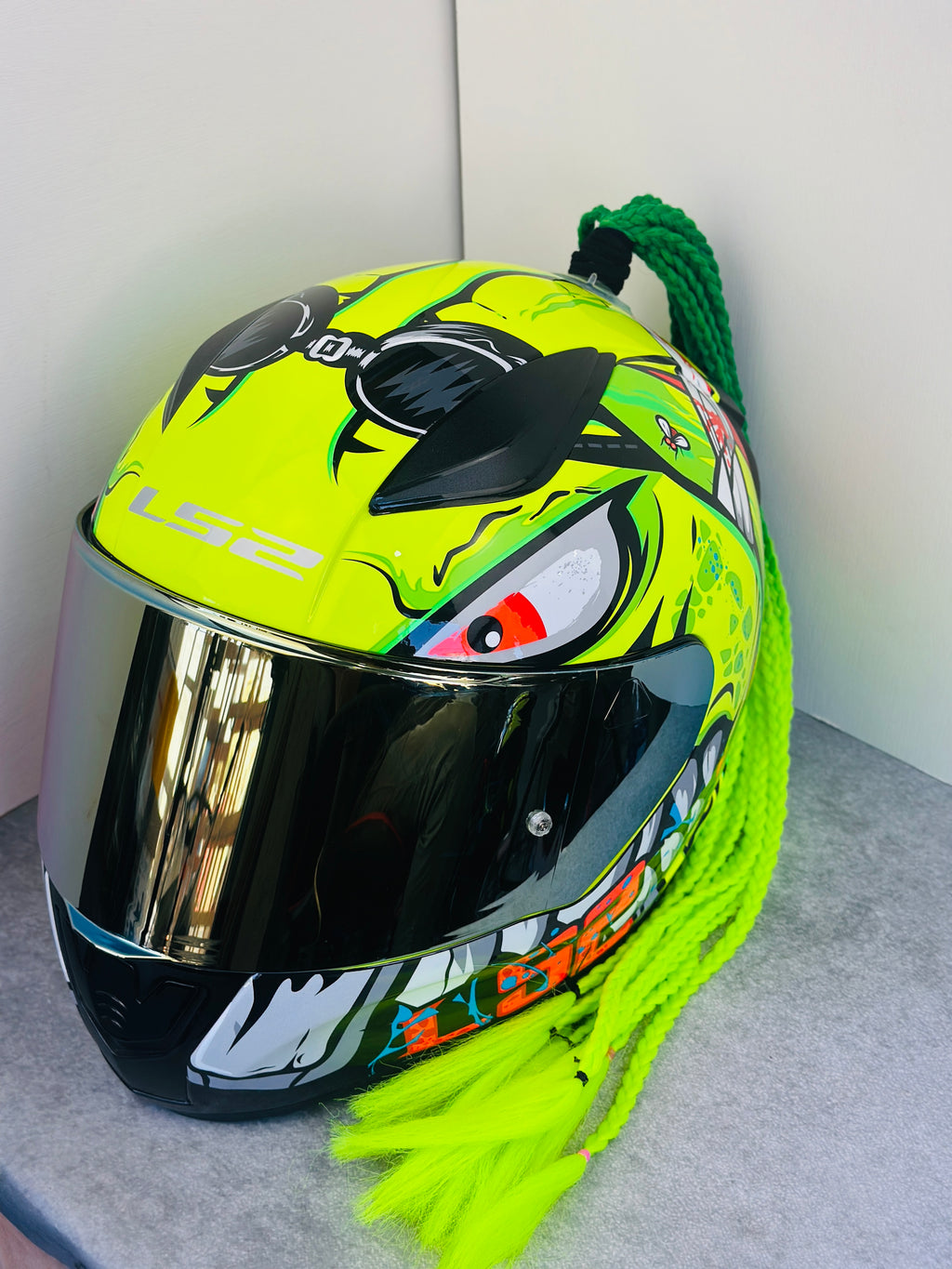 HELMET LS2 FF353 RAPID BADASS YELLOW