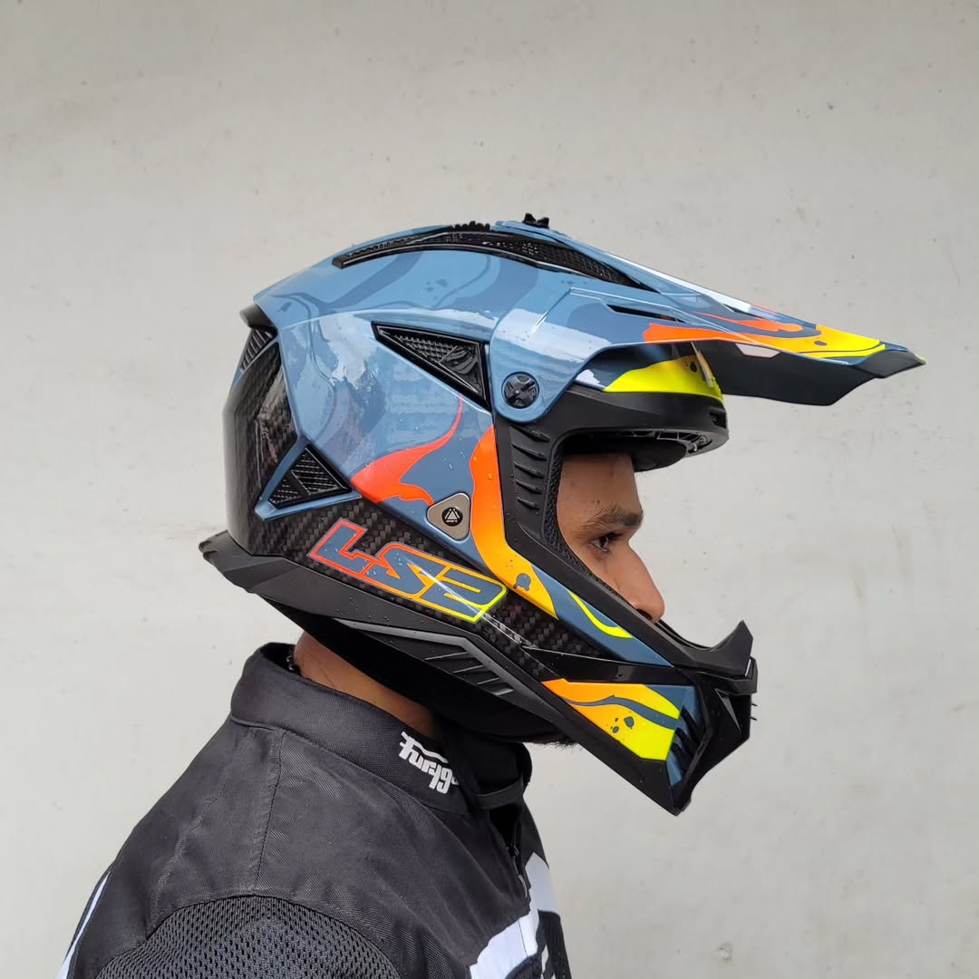 HELMET LS2 MX 708 FAST II WASH GREY
