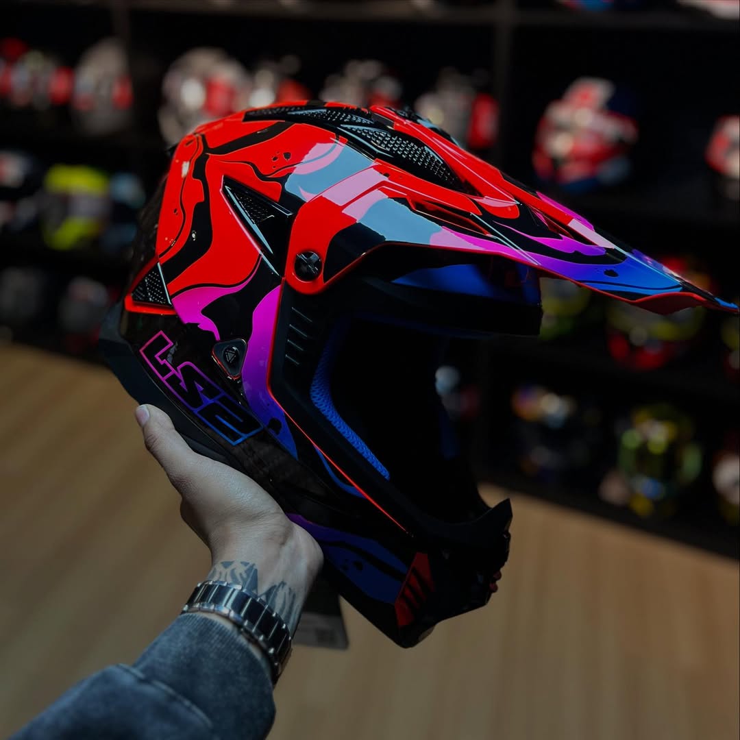 HELMET LS2 MX 708 FAST II WASH RED