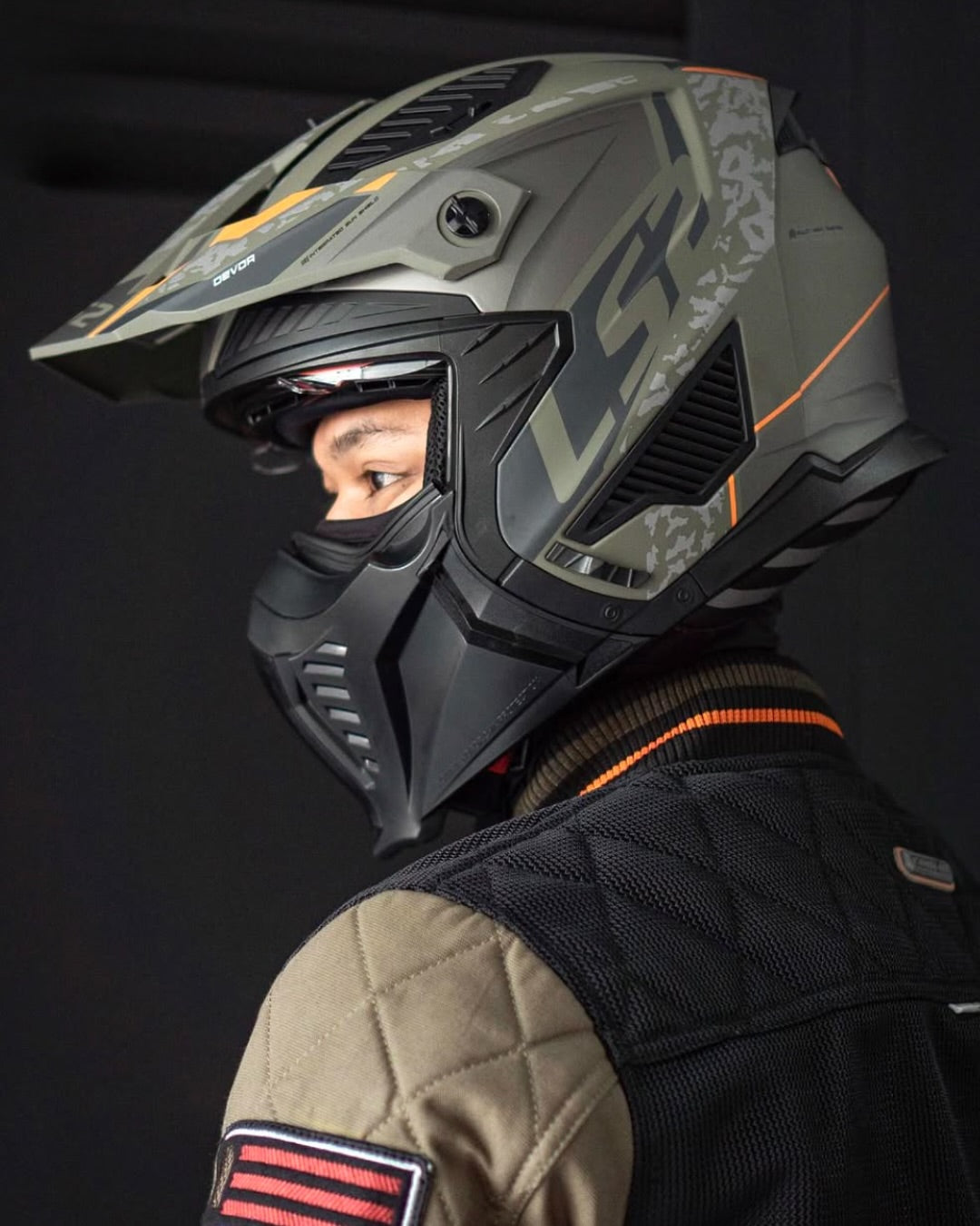 HELMET LS2 OF606 DRIFTER DEVOR MATT ZAND