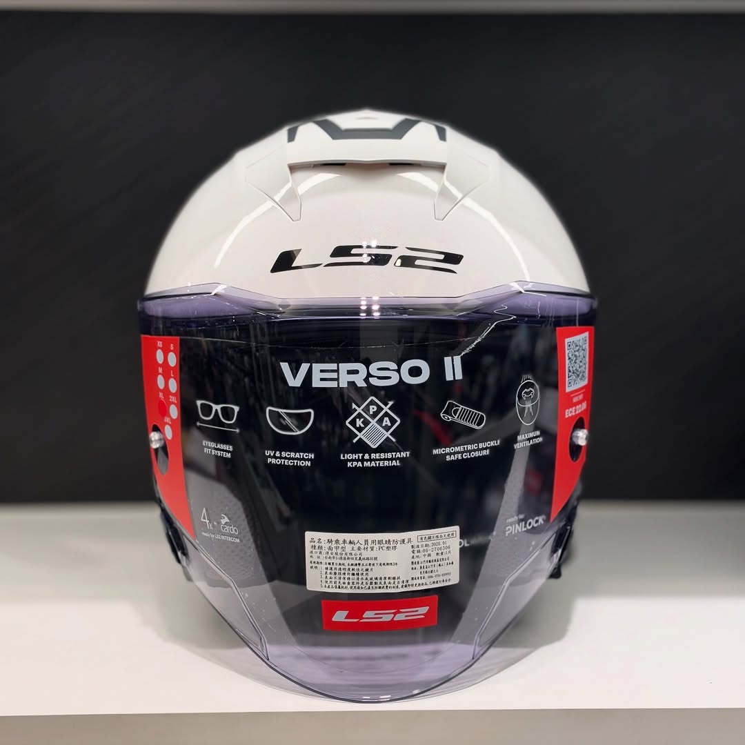 HELMET LS2 OF618 VERSO II WHITE