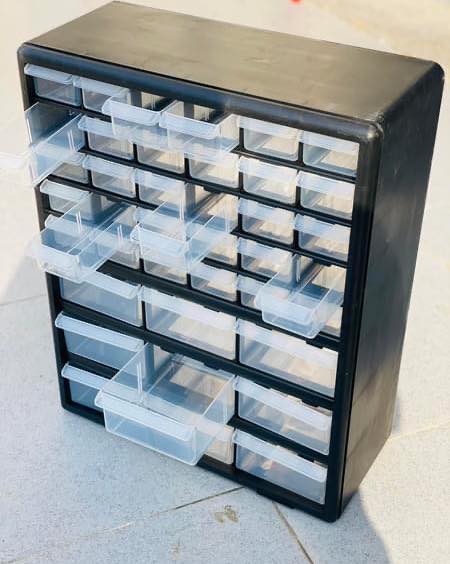 39 DRAWER PLASTIC PARTS STORAGE HARDWARE AND CRAFT CABINET