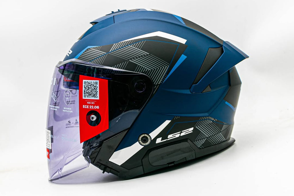 HELMET LS2 OF618 VERSO II AIR NAVY BLUE