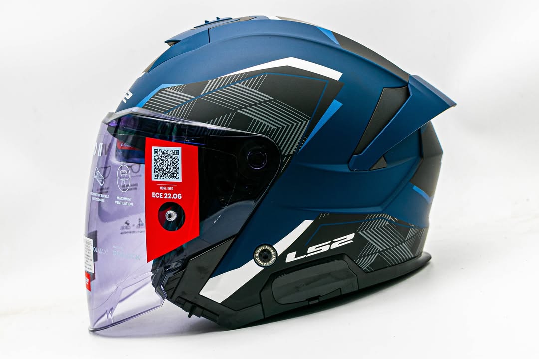HELMET LS2 OF618 VERSO II AIR NAVY BLUE