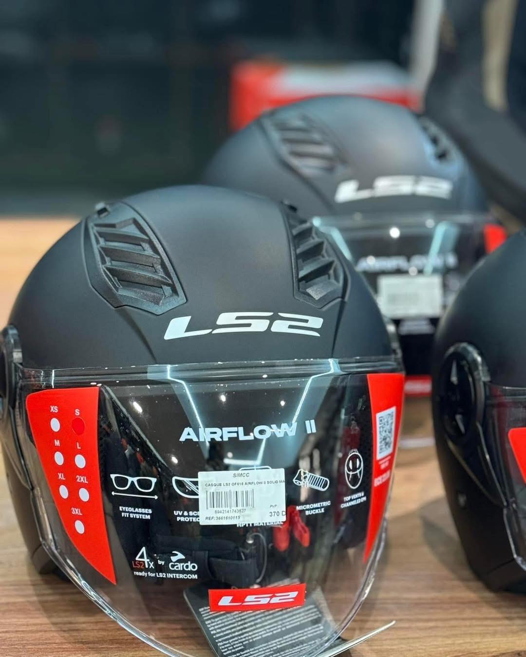 HELMET LS2 OF616 AIRFLOW MATT BLACK