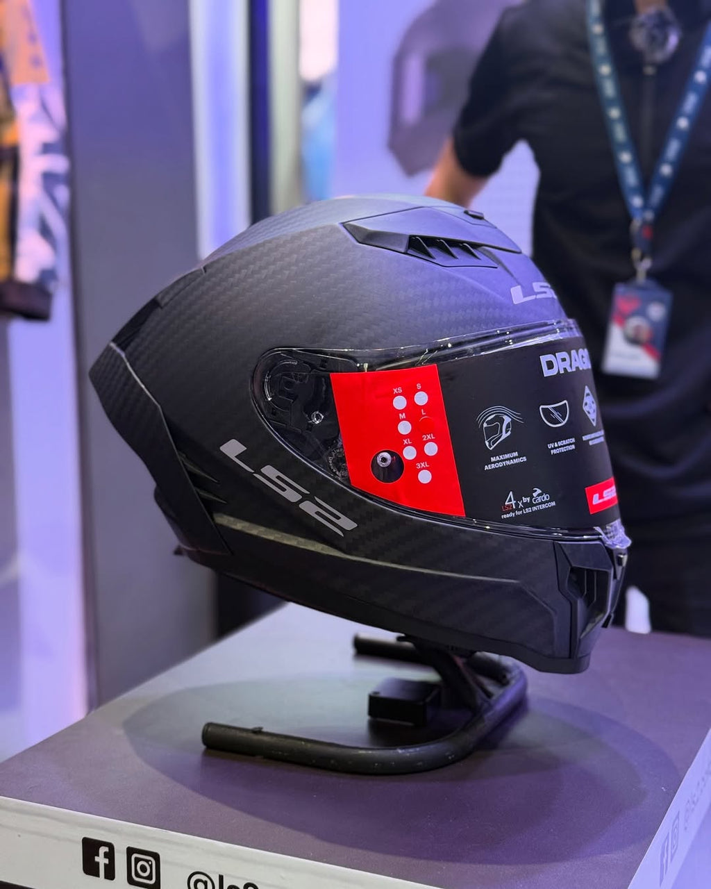HELMET LS2 FF807 DRAGON CARBON