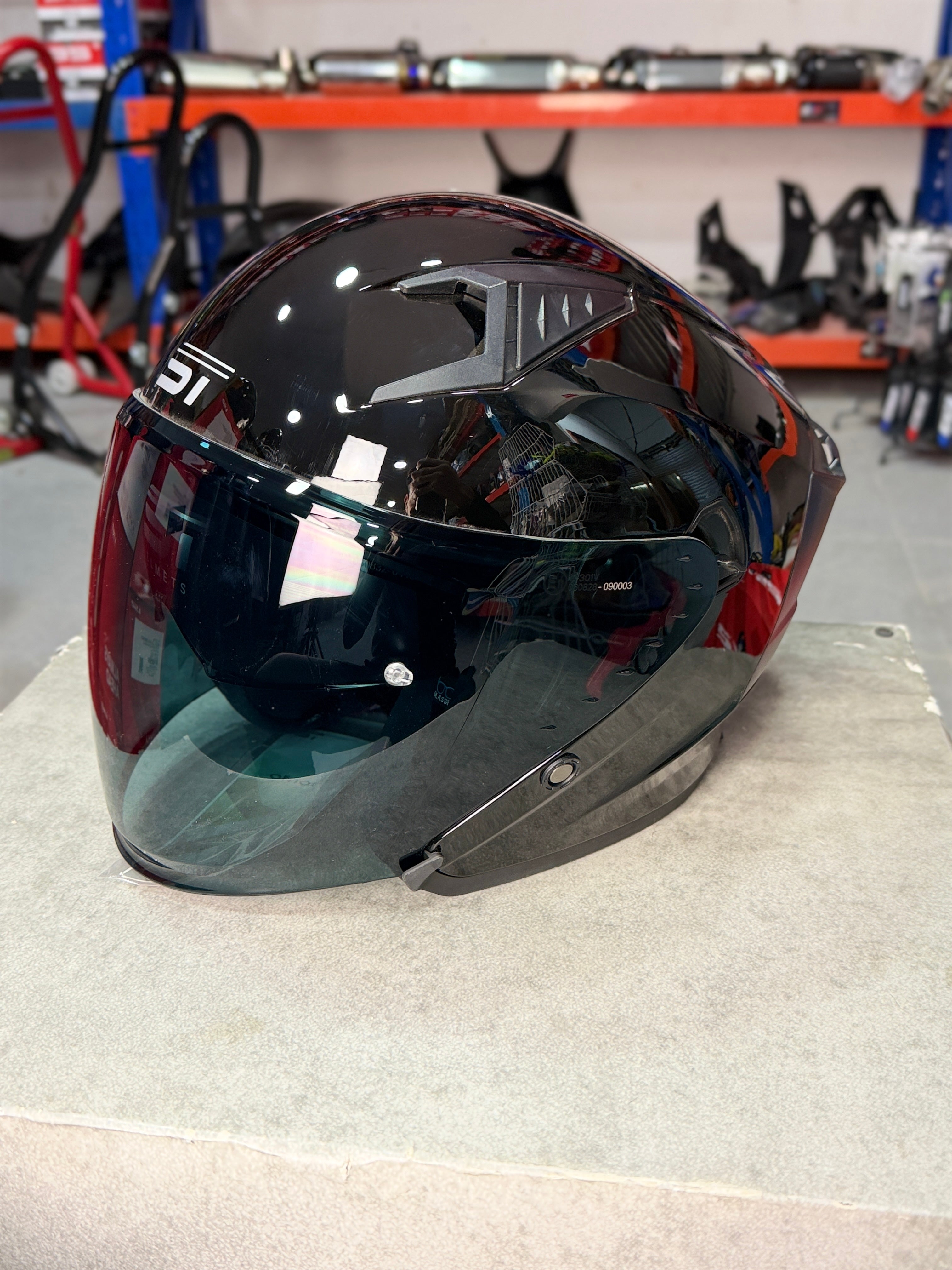 HELMET ST Z-301 GLOSS BLACK