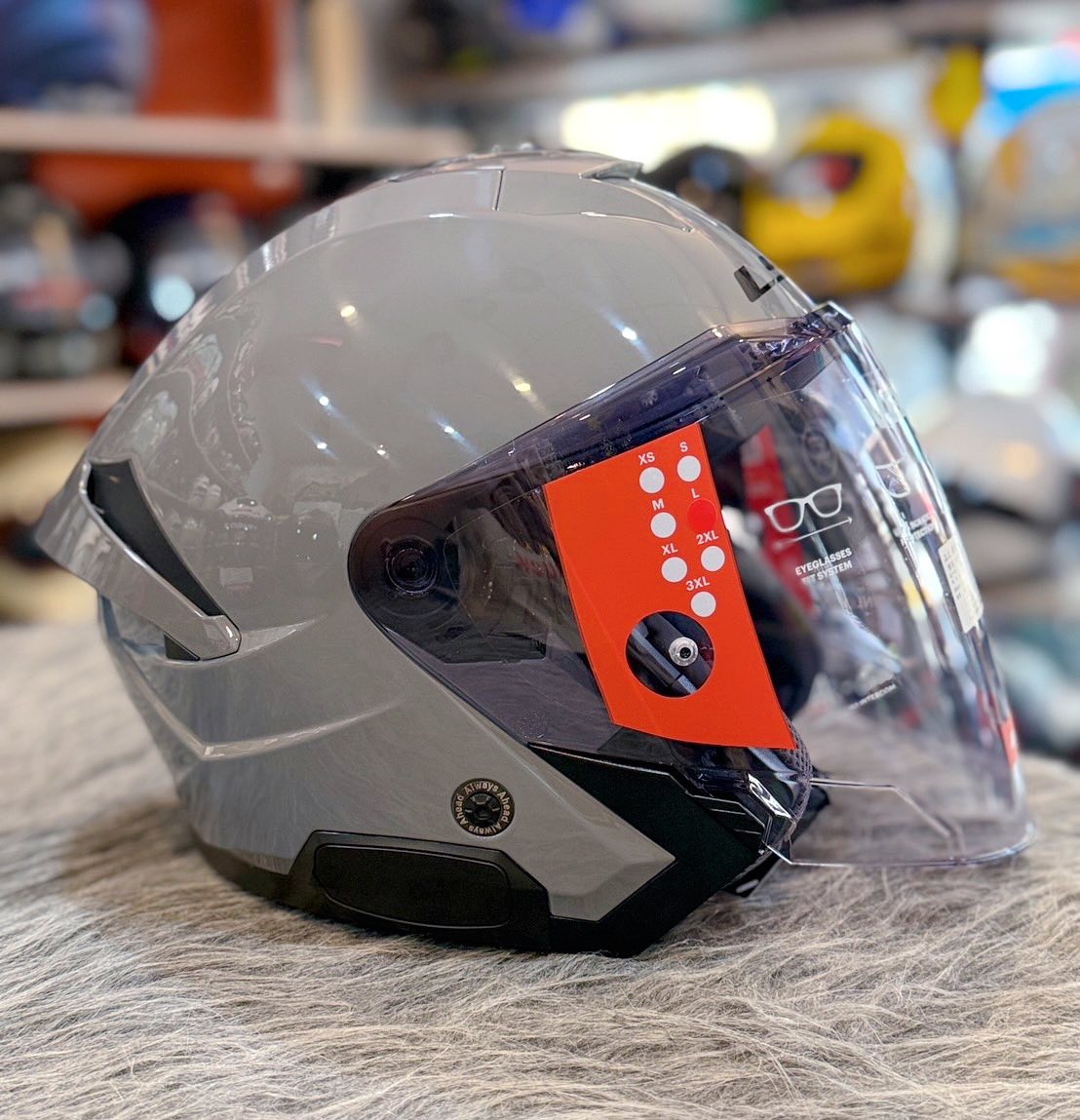 HELMET LS2 OF618 VERSO II NARDO GREY