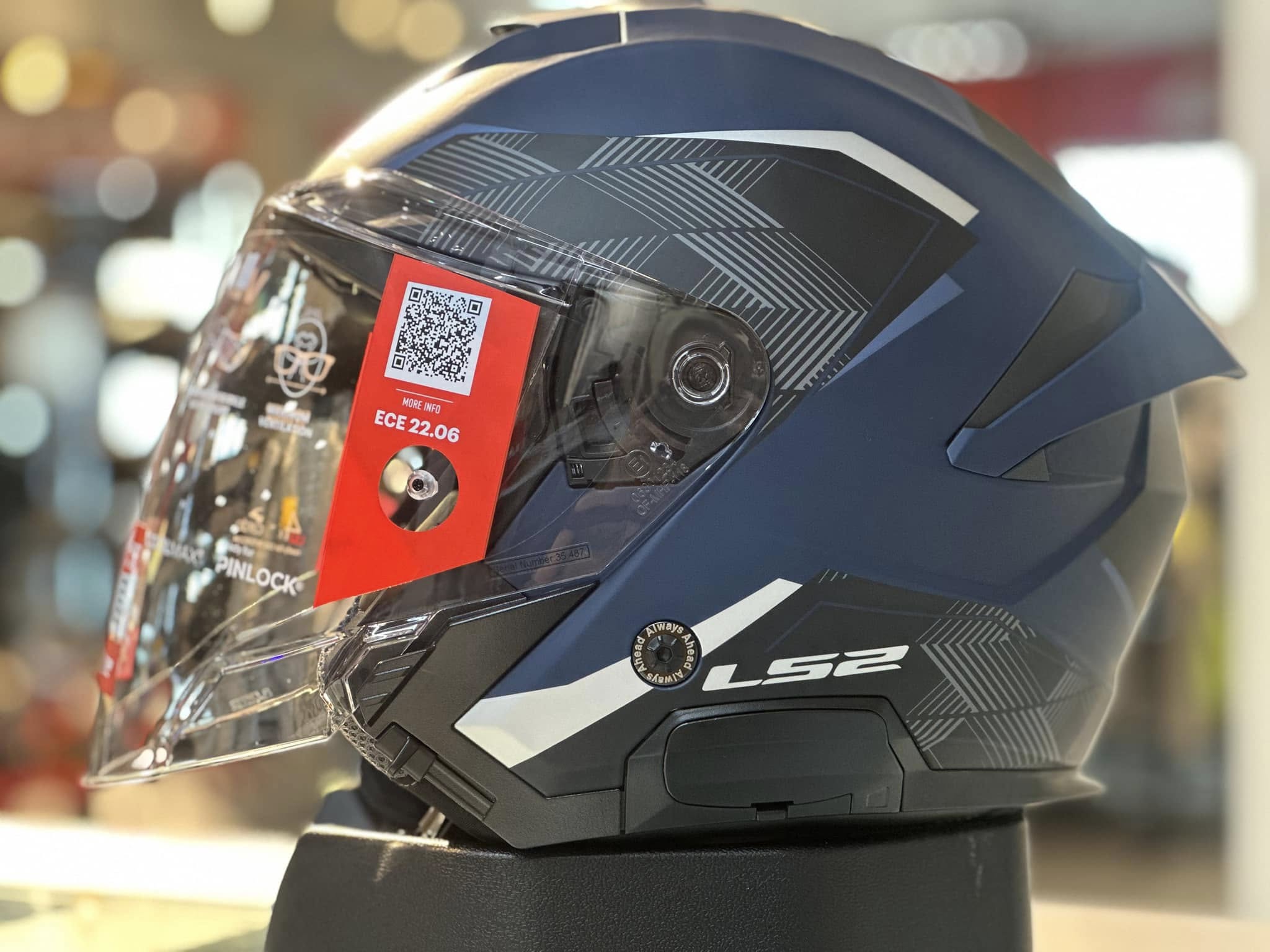 HELMET LS2 OF618 VERSO II AIR NAVY BLUE