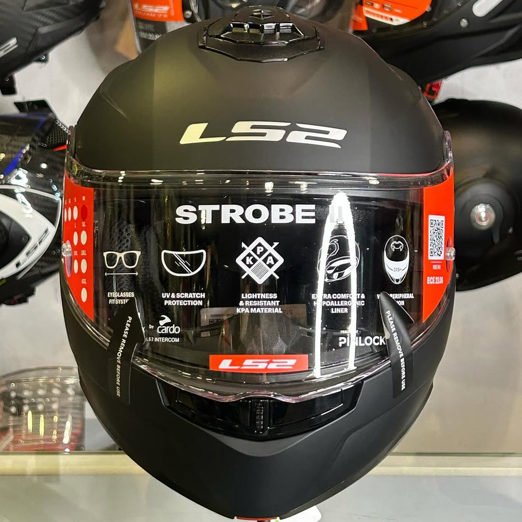 HELMET ‏LS2  FF908 STROBE II MATT BLACK