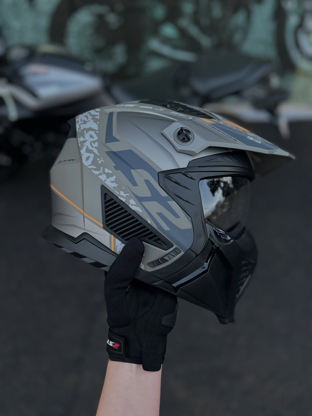 HELMET LS2 OF606 DRIFTER DEVOR MATT ZAND