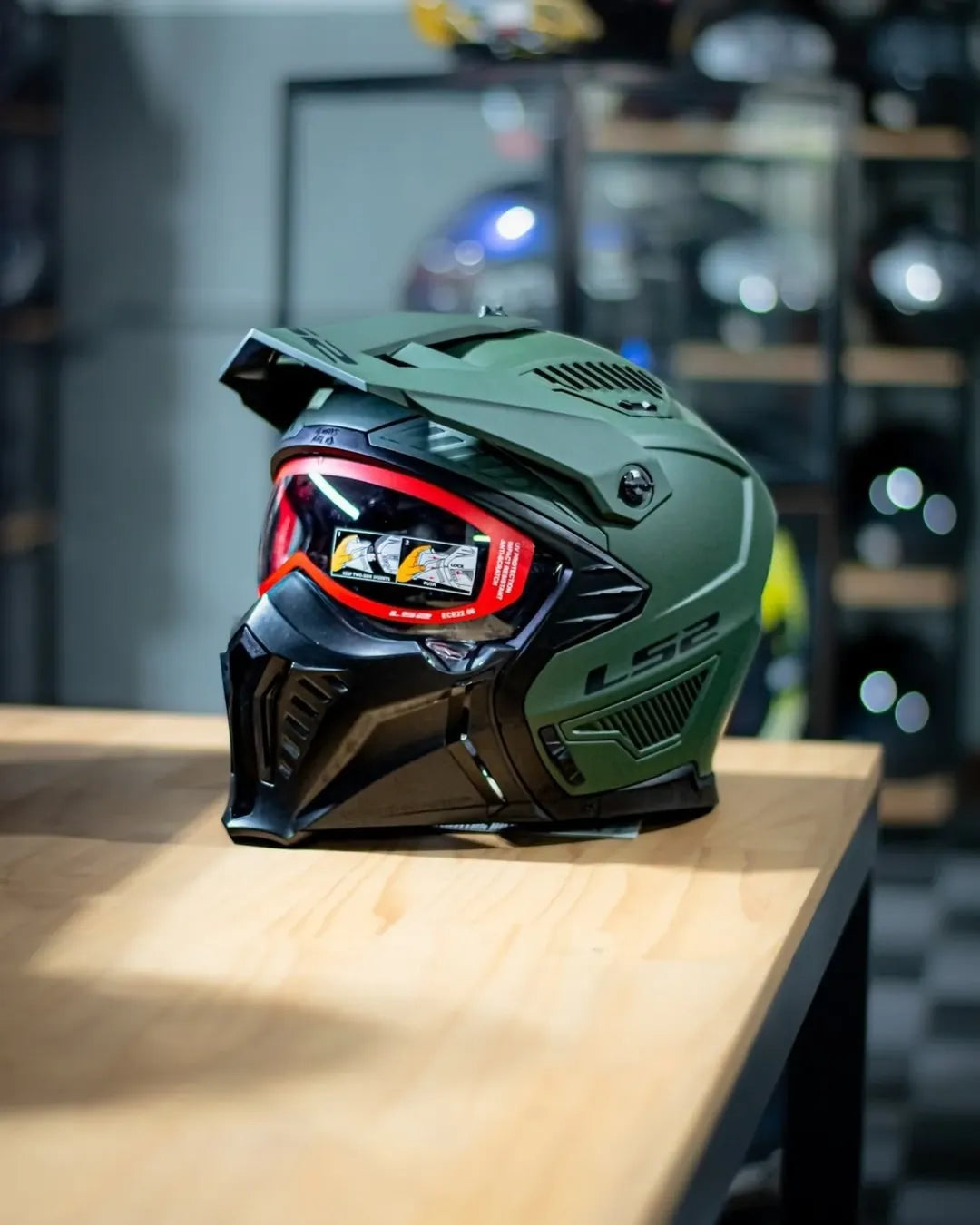 HELMET LS2 OF606 DRIFTER GREEN