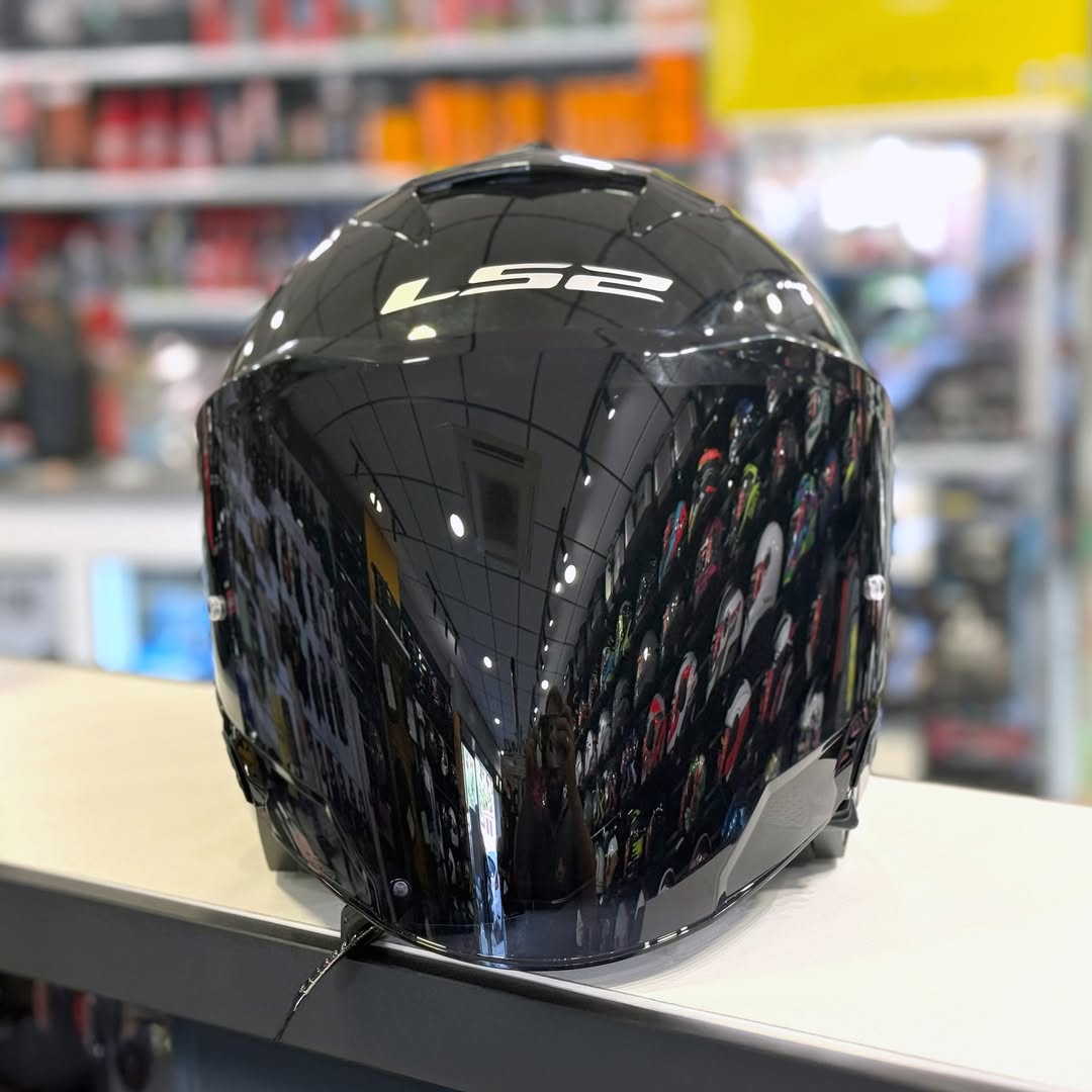 HELMET LS2 OF618 VERSO II GLOSS BLACK