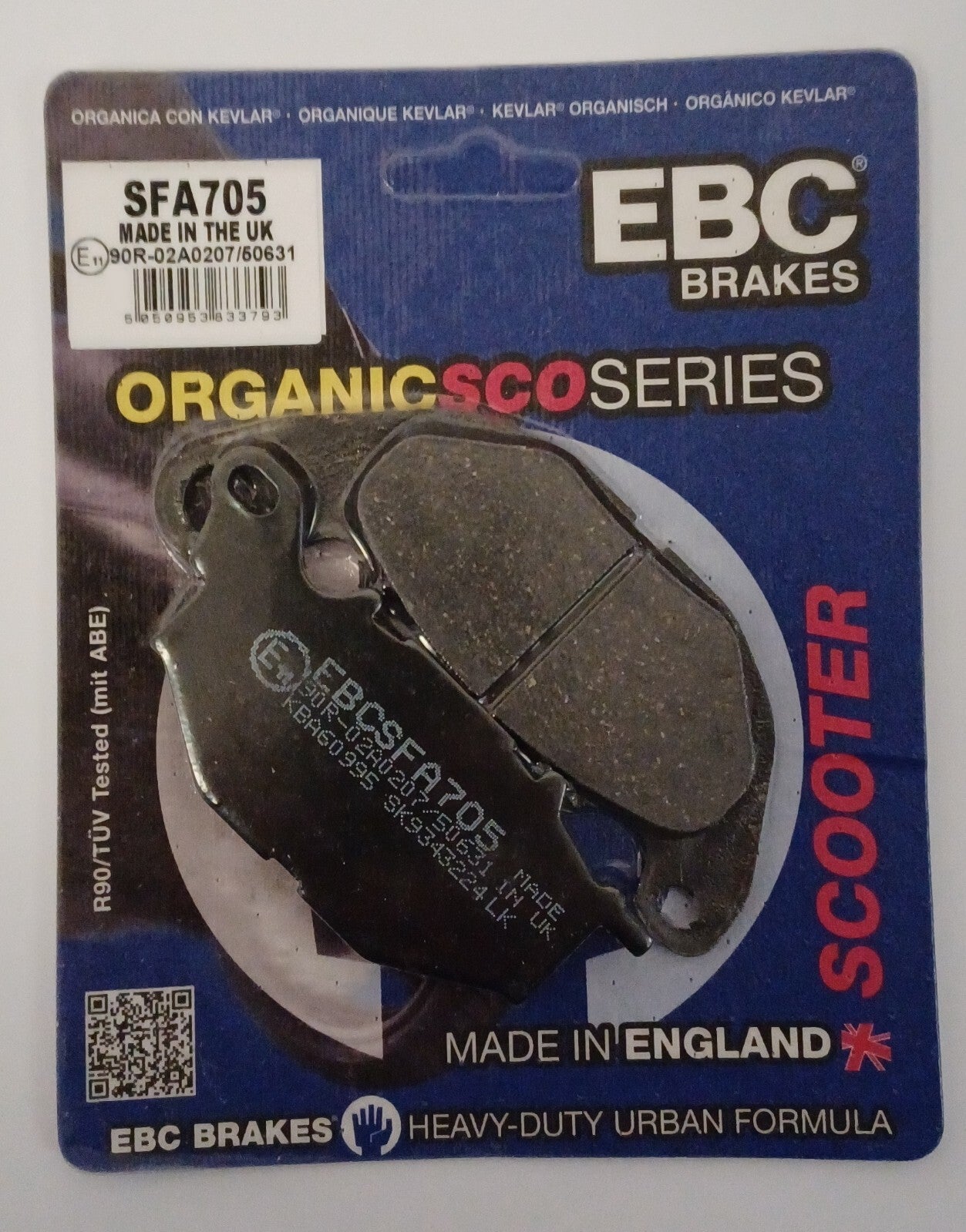 EBC Brakes SFA705 Series Scooter Organic Pads