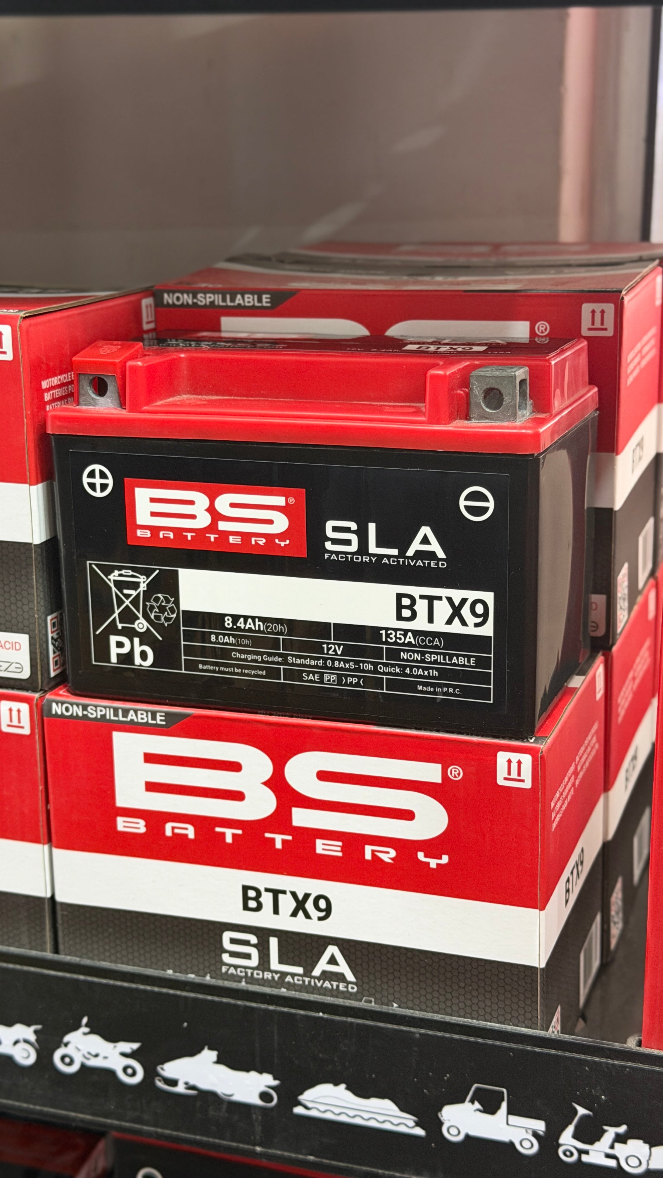 BS BATTERY SLA-BTX9