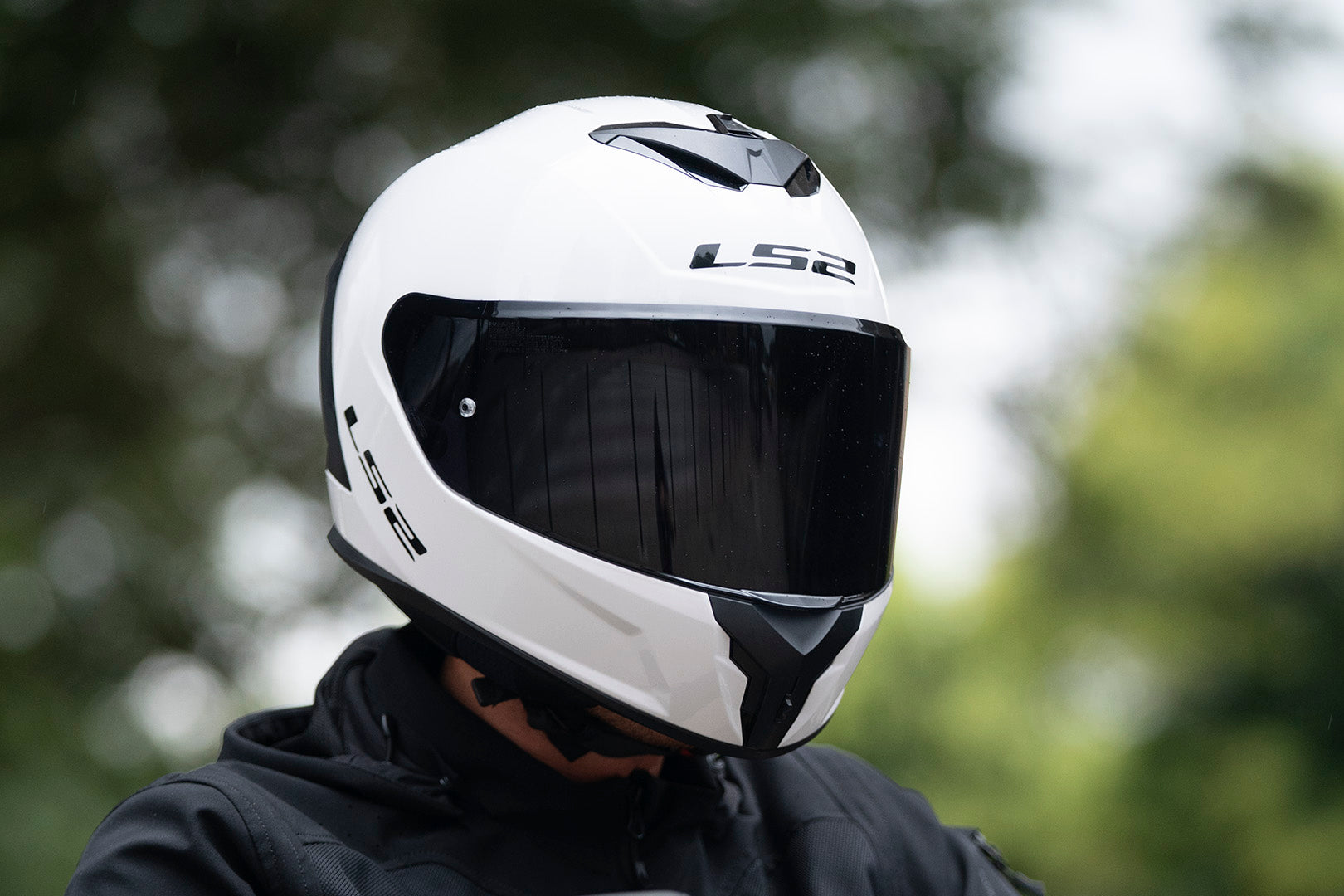 HELMET ‏LS2 FF820 RAPID III GLOSS WHITE