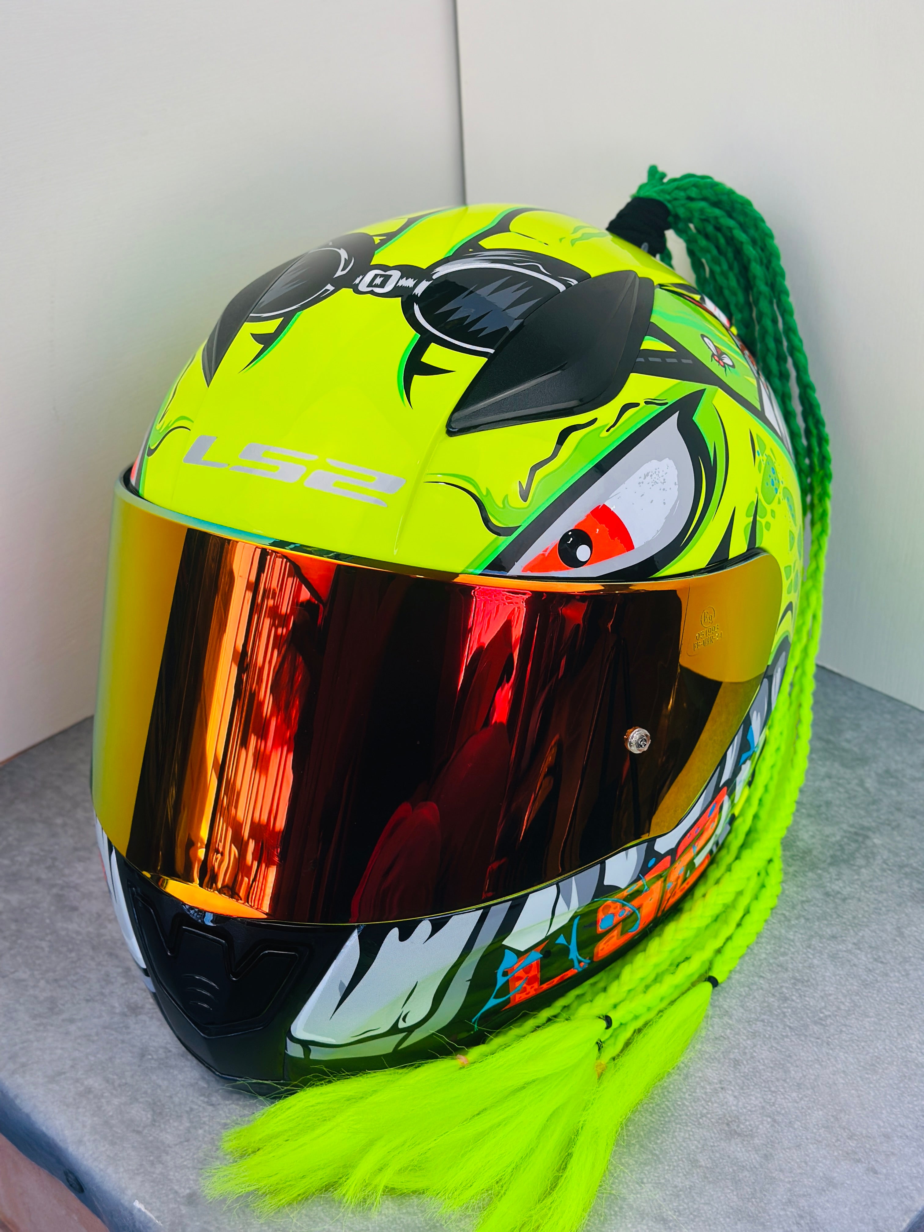 HELMET LS2 FF353 RAPID BADASS YELLOW