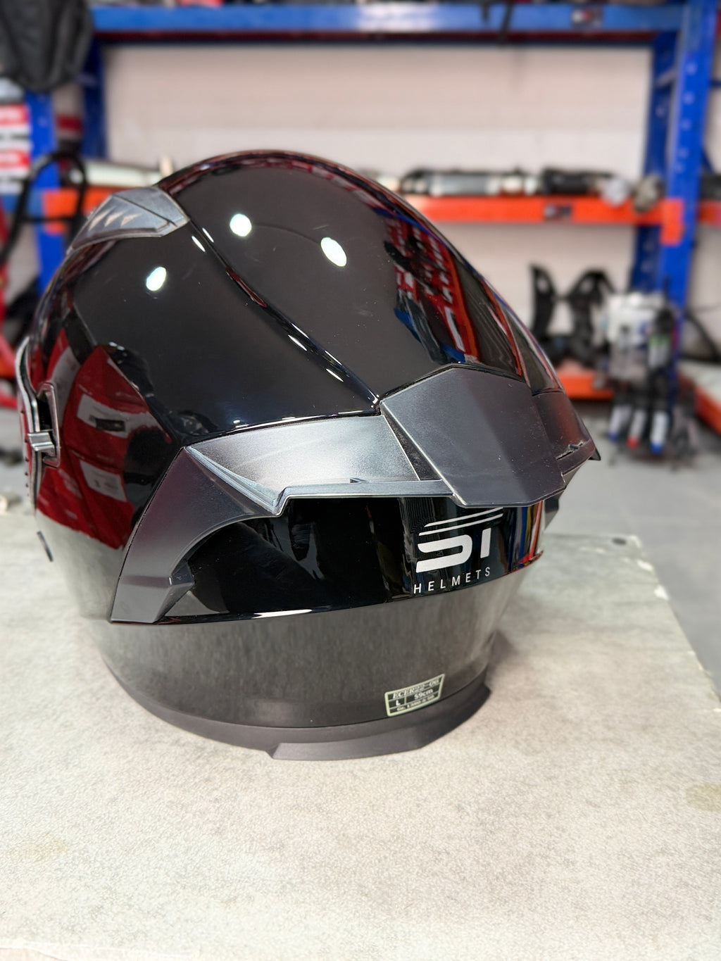 HELMET ST Z-301 GLOSS BLACK