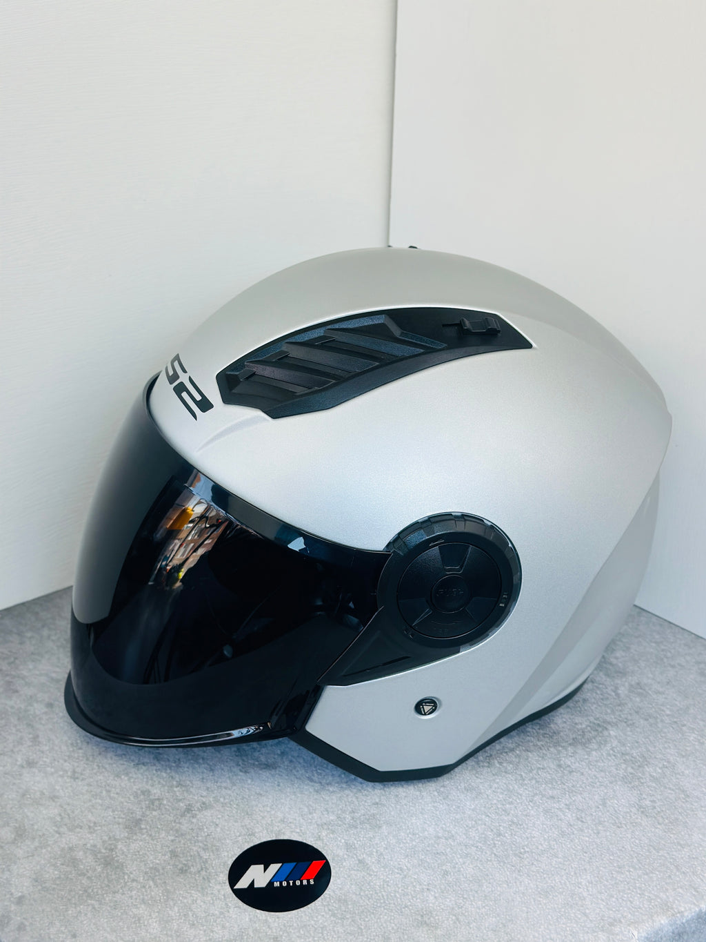 HELMET LS2 OF616 AIRFLOW SILVER