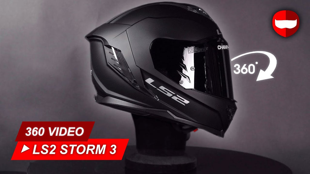 HELMET LS2 FF818 STORM III RACER MATT BLACK