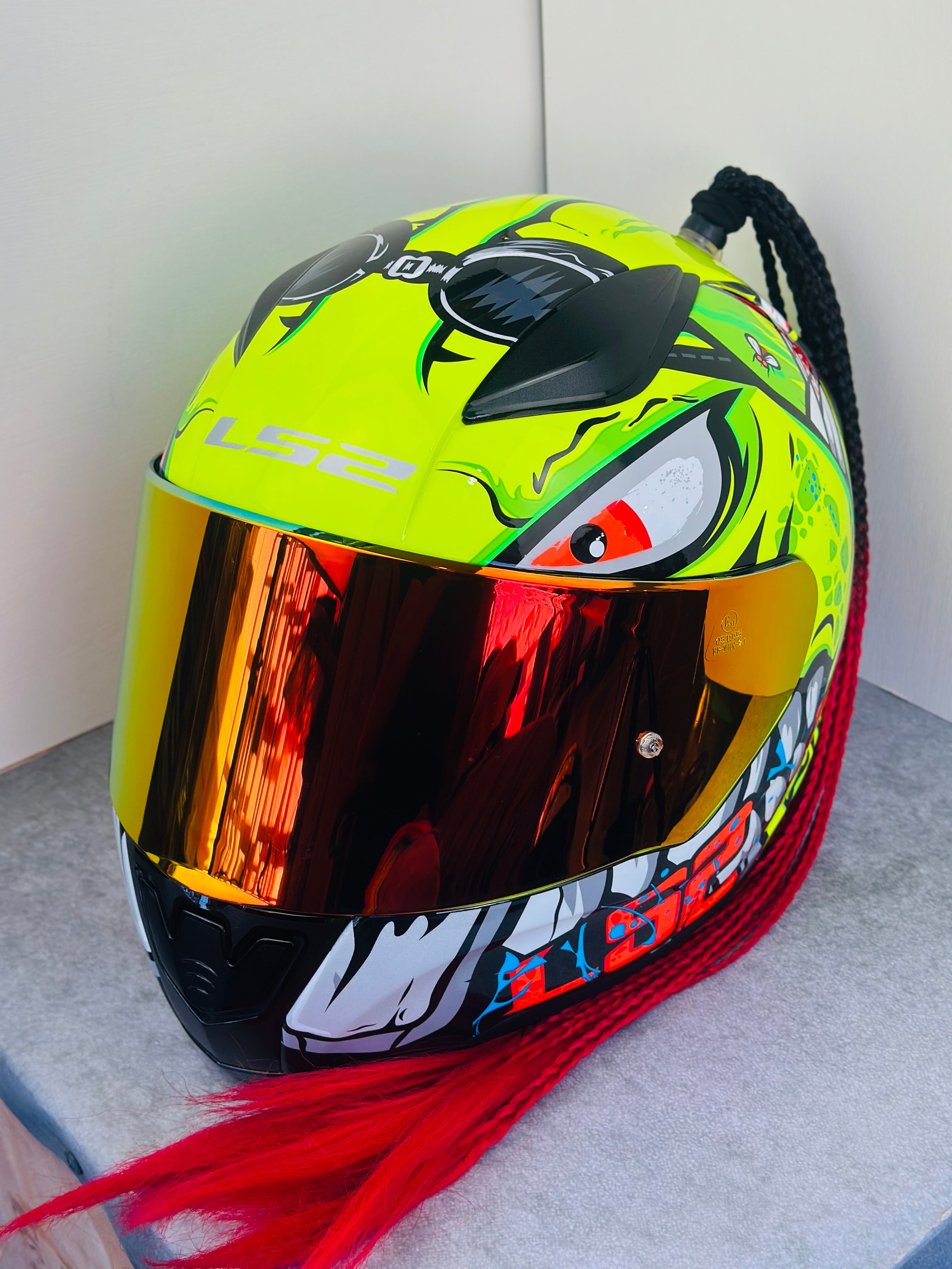 HELMET LS2 FF353 RAPID BADASS YELLOW