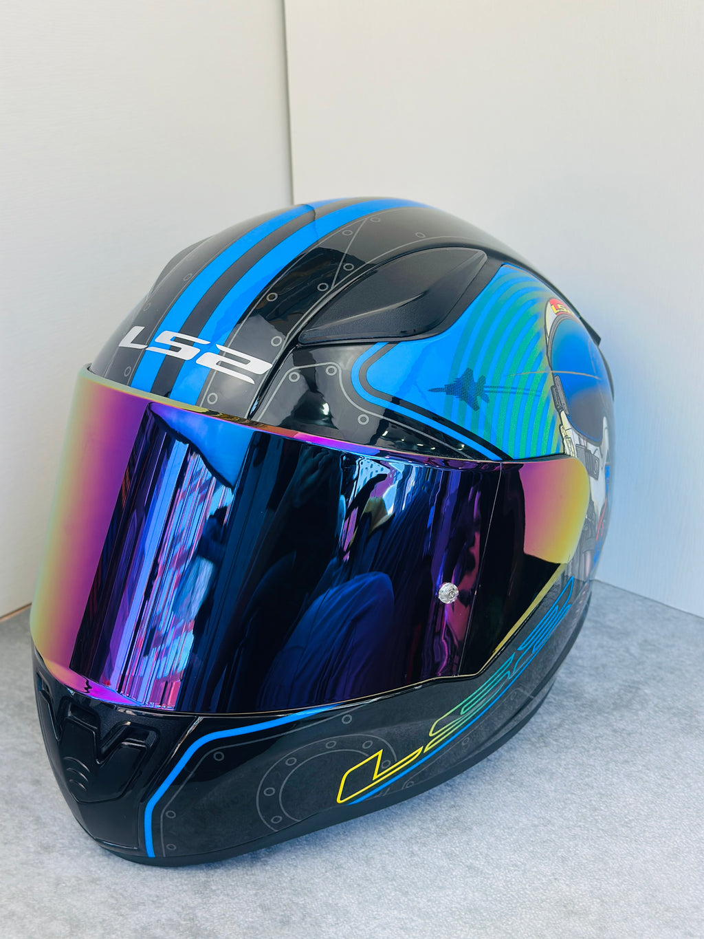 HELMET LS2 FF353 RAPID MACH BLUE CALL OF DUTY