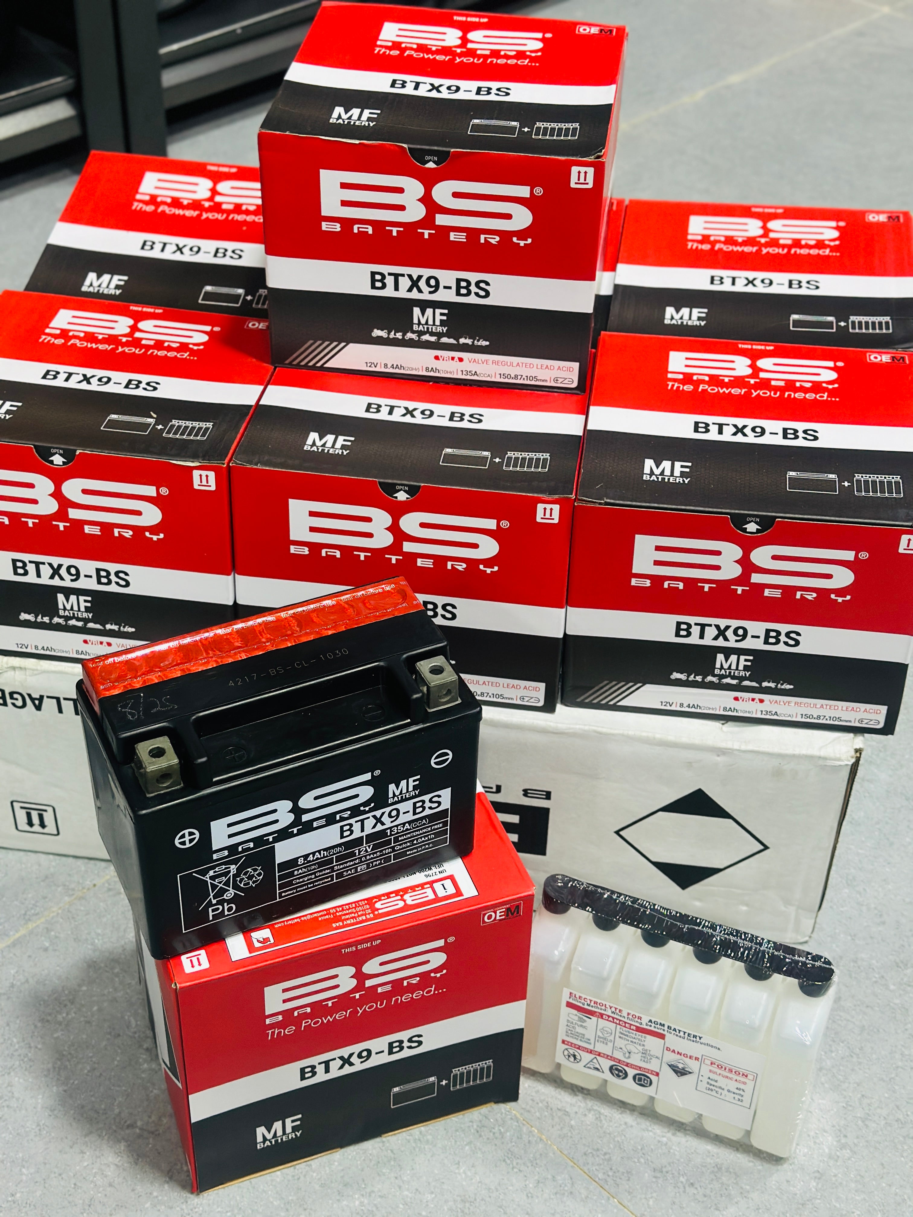 BS Battery BTX9-BS
