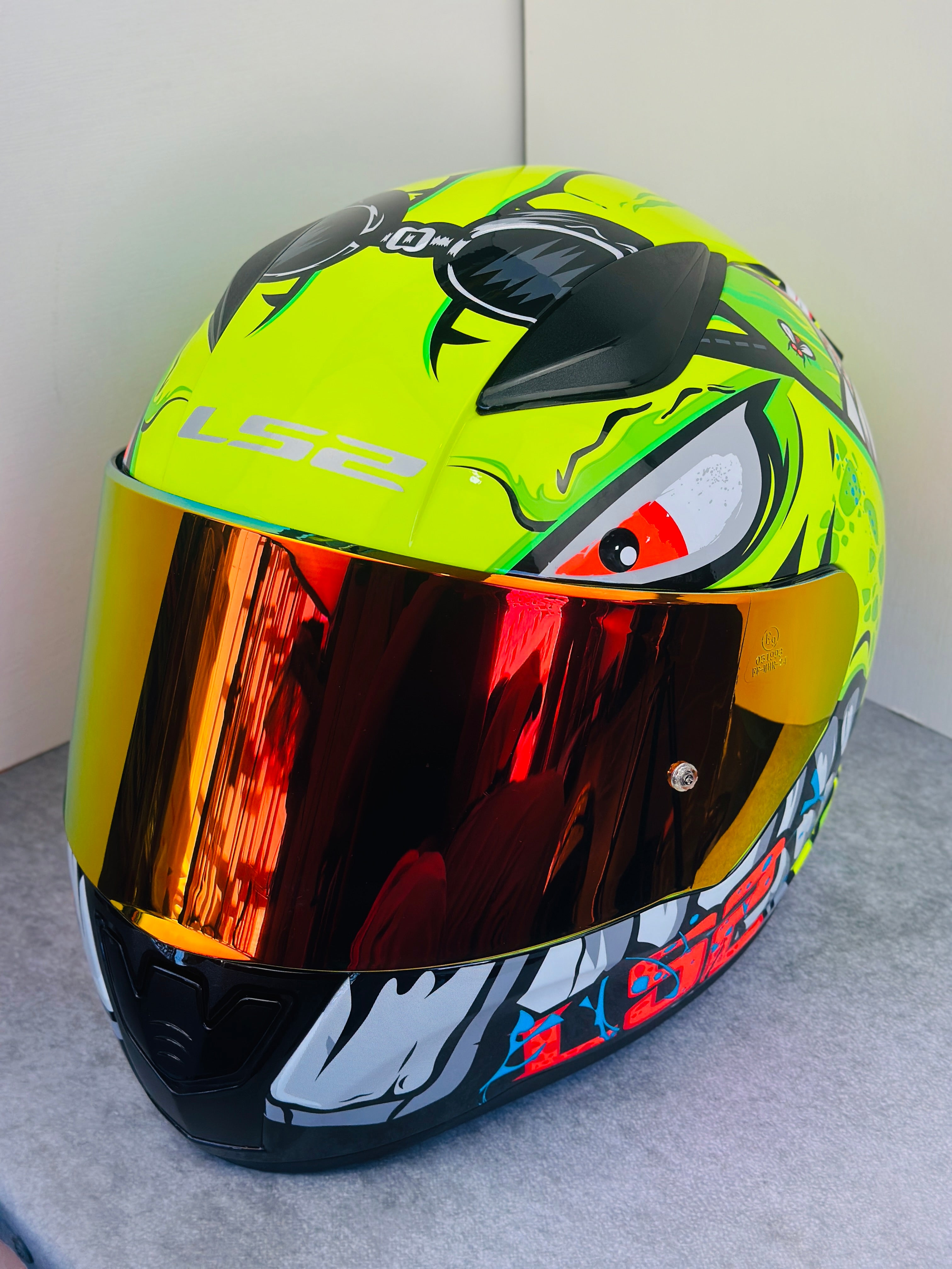 HELMET LS2 FF353 RAPID BADASS YELLOW