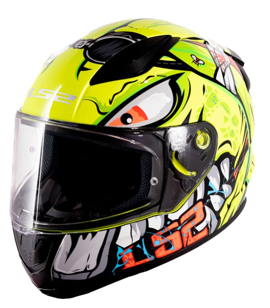 HELMET LS2 FF353 RAPID BADASS YELLOW