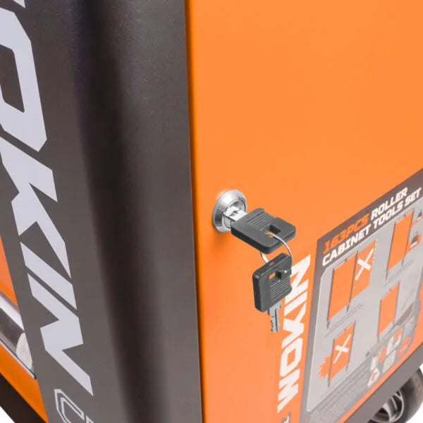 163PCS ROLLER CABINET TOOLS SET (INDUSTRIAL)