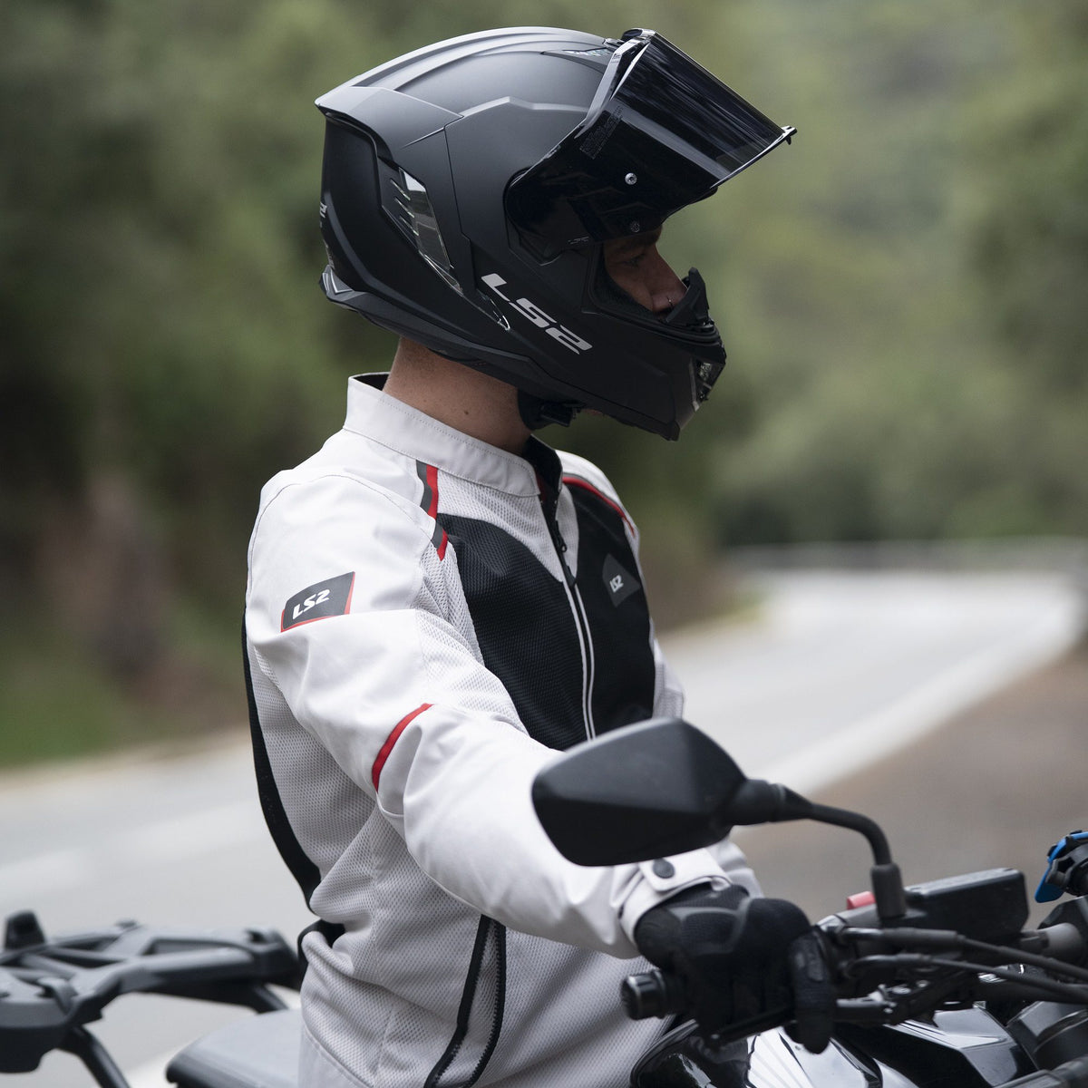 HELMET LS2 FF818 STORM III RACER MATT BLACK
