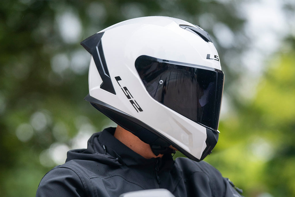 HELMET ‏LS2 FF820 RAPID III GLOSS WHITE