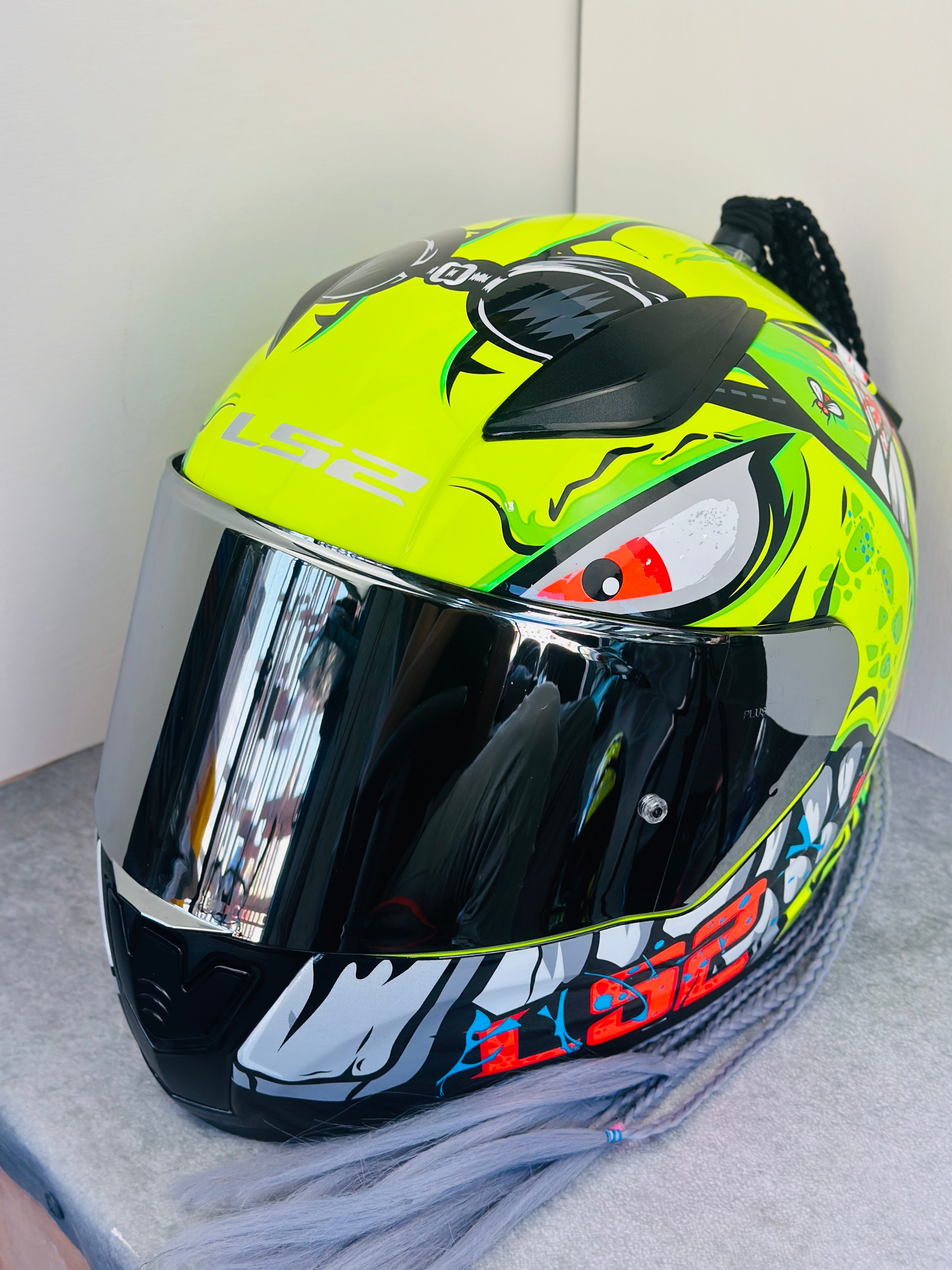 HELMET LS2 FF353 RAPID BADASS YELLOW