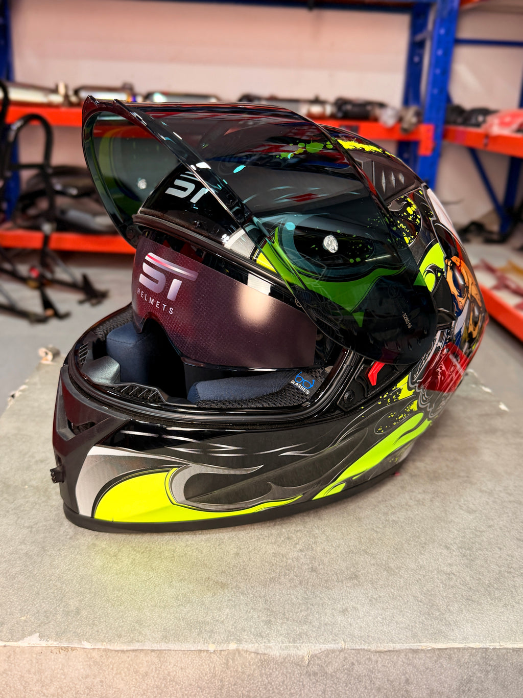 HELMET ST Z-501 YELLOW