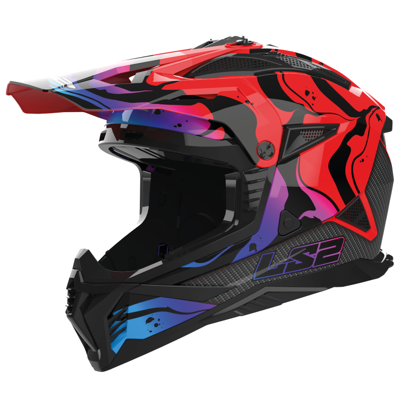 HELMET LS2 MX 708 FAST II WASH RED