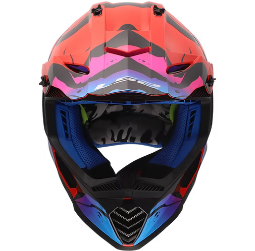 HELMET LS2 MX 708 FAST II WASH RED