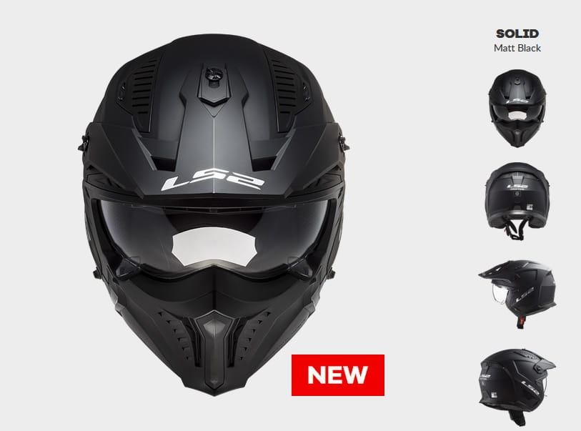 HELMET LS2 OF606 DRIFTER MATT BLACK