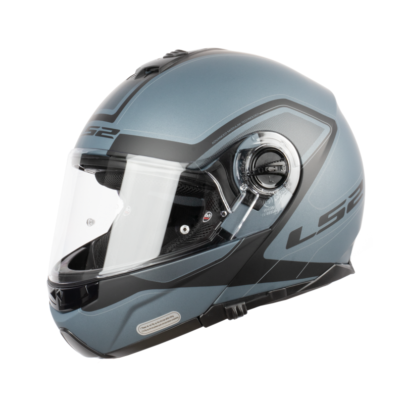 HELMET ‏LS2 FF325 STROBE II BLACK TITANIUM