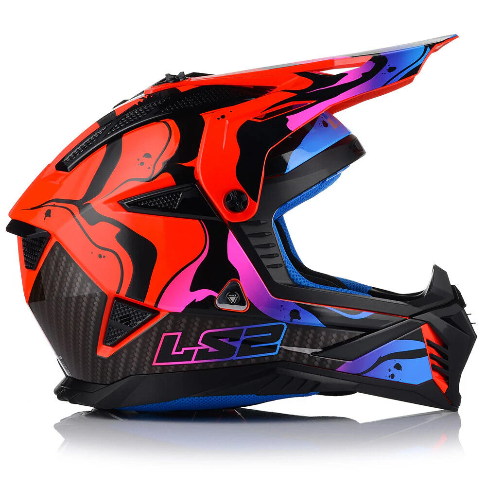 HELMET LS2 MX 708 FAST II WASH RED