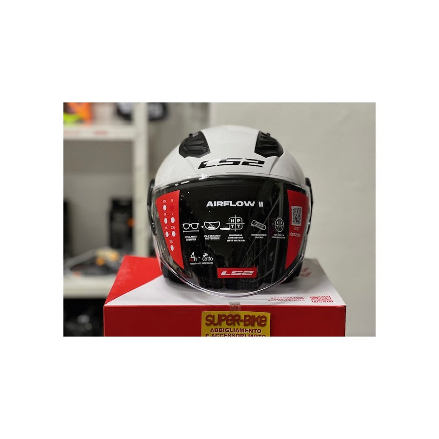 HELMET LS2 OF616 AIRFLOW WHITE