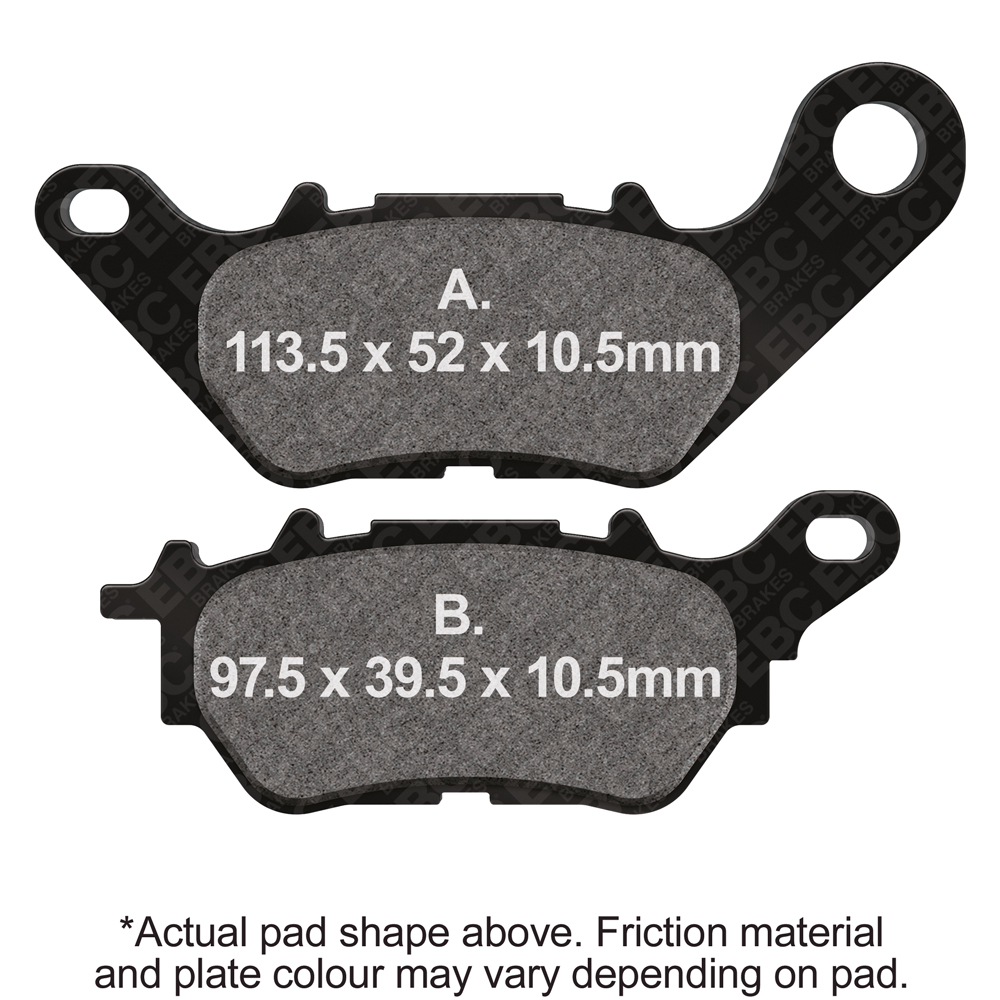 EBC Brakes Organic FA662 Series Pads