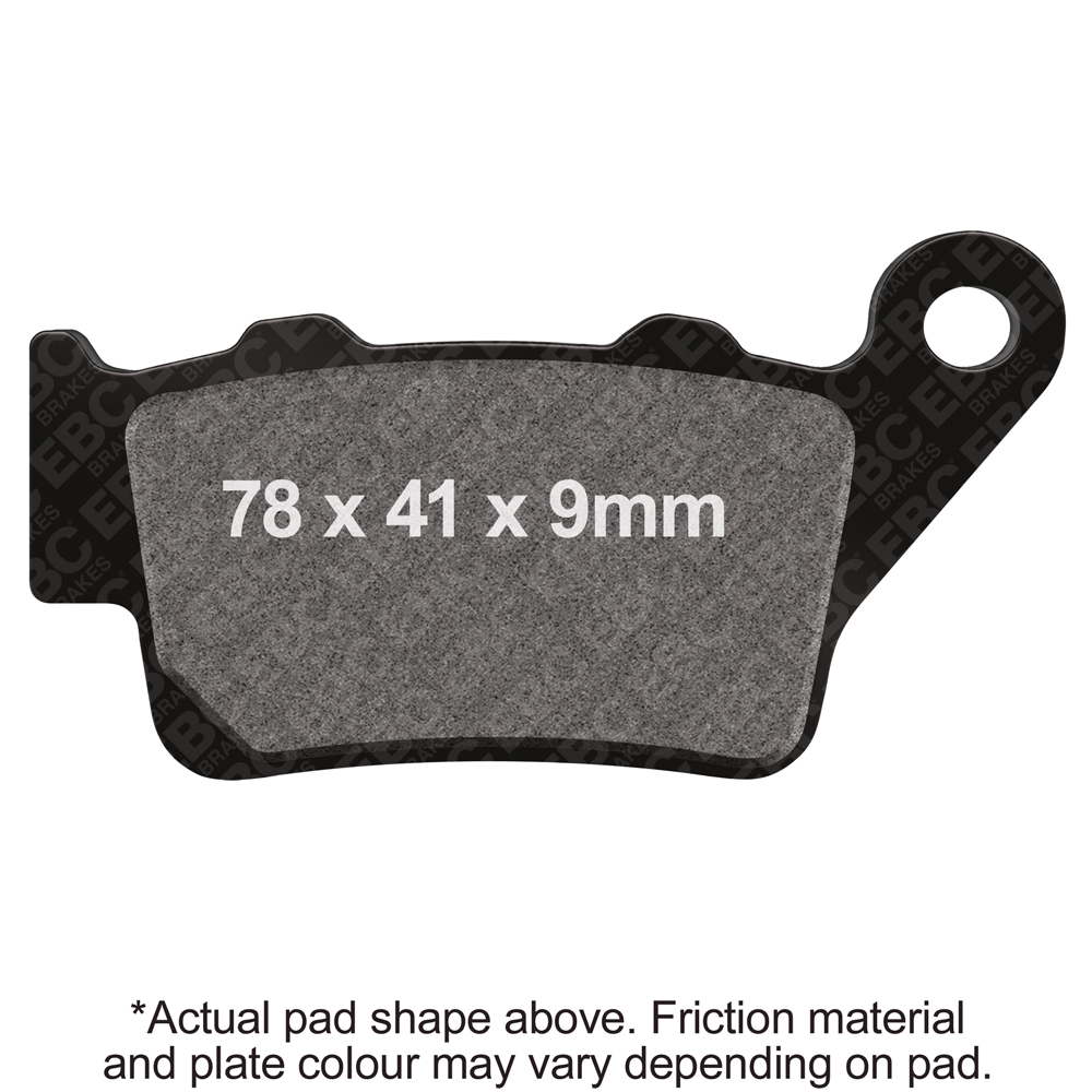 EBC Brakes Organic FA208TT Series Pads