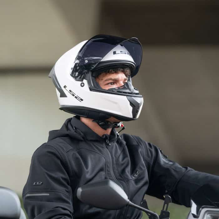 HELMET ‏LS2 FF820 RAPID III GLOSS WHITE