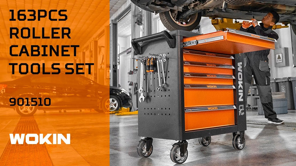 163PCS ROLLER CABINET TOOLS SET (INDUSTRIAL)