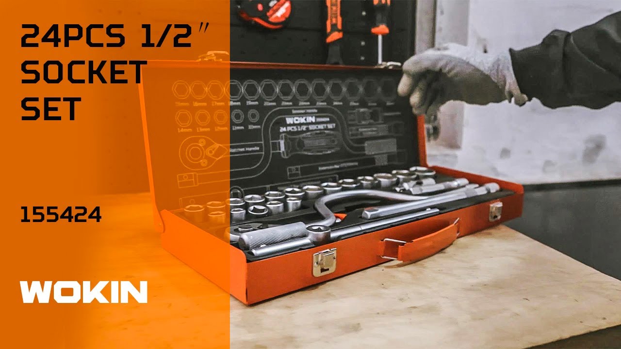 24PCS 1/2″ SOCKET SET (INDUSTRIAL)